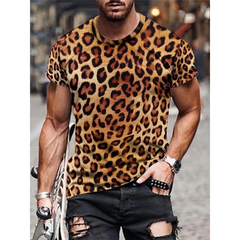 3D Duck Print Men's T-shirt Summer Daily Casual Men Loose Comfortable Short Sleeve Outdoor Street Men Sports Short Sleeve Top