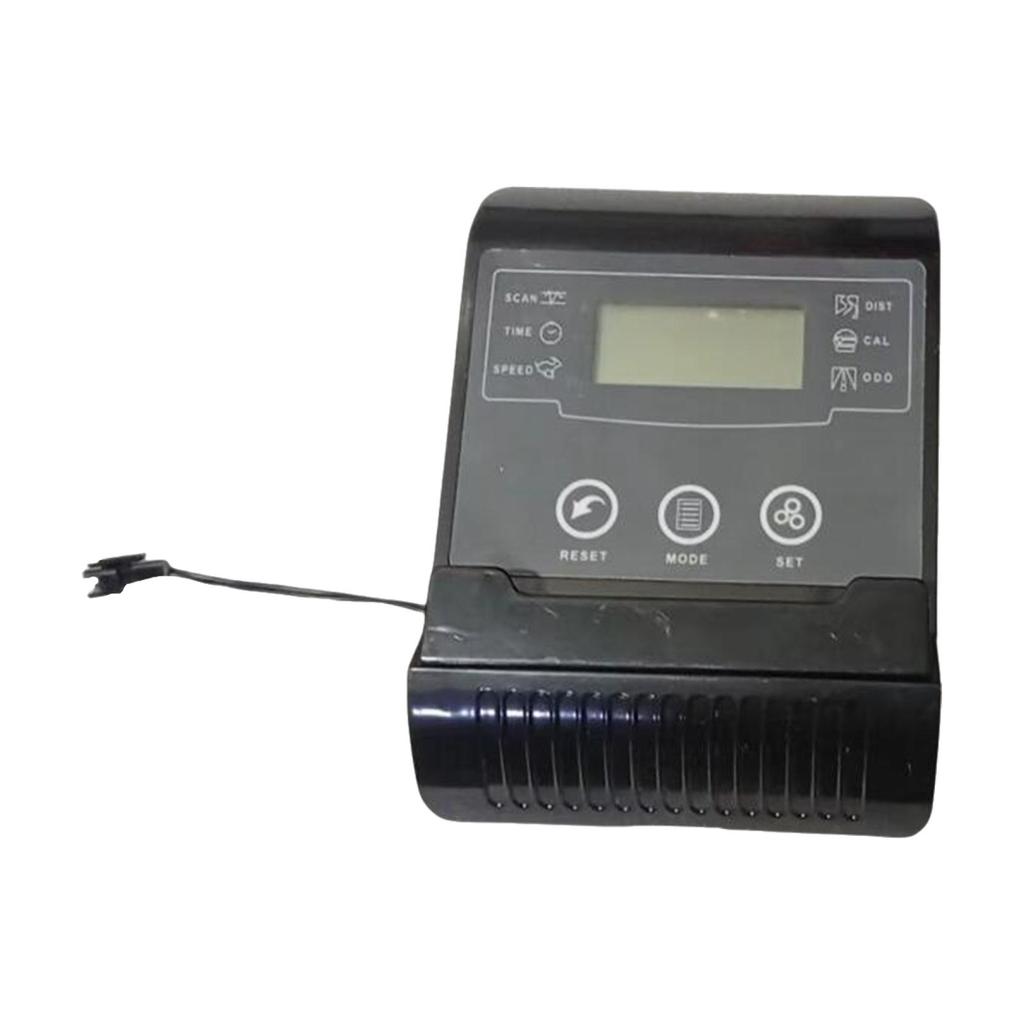 Indoor Stationary Bike Speedometer Heart Rate Multifunctional Rowing Machine Monitor for Fitness