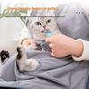Summer Cat Apron: Non-stick Fur Pet Bib for Hugging & Nail Clipping