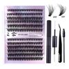 Diy Segmented Fried Hair Single Cluster False Eyelashes 12 Rows Large Capacity Daily Makeup