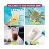 100pcs 16oz Drink Pouches For Adults - Drink Pouches With Straws X100 - Resealable Smoothie Pouches