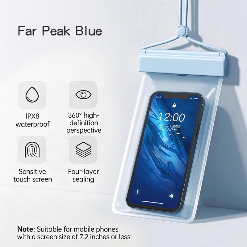 Universelle Transparente Wasserdichte Touchscreen-Handytasche Für Outdoor-Tauchen Und Schwimmen Crossbody-Handyhülle