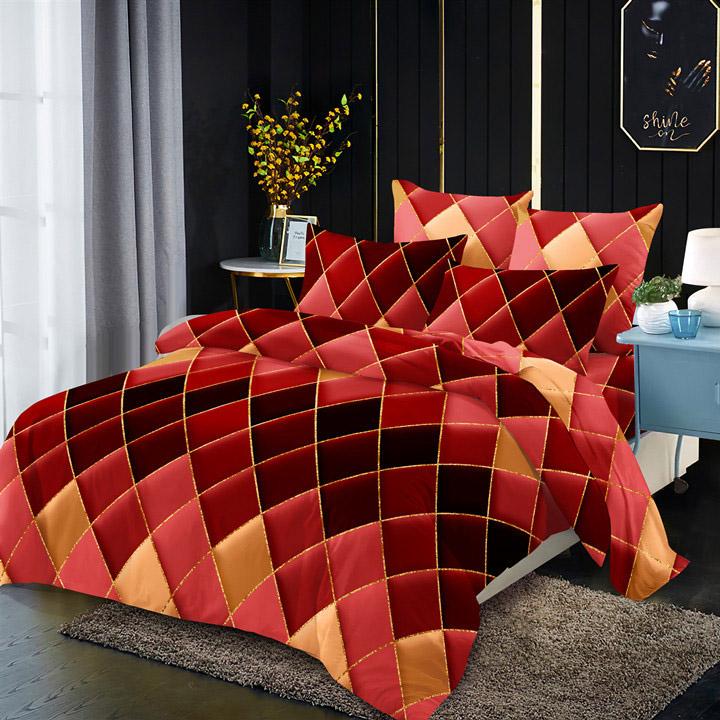 12 spalvų patalynė, vientisa auksinė paauksuota linija, geometrinis elementas, patogi pagalvės užvalkalas, antklodės užvalkalas, trijų dalių komplektas