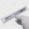 3D Metal Abs Car Sticker Edge Letter Hood Sign Emblem Badge Car Body Fender Rear Trunk Modification Accessories For Edge
