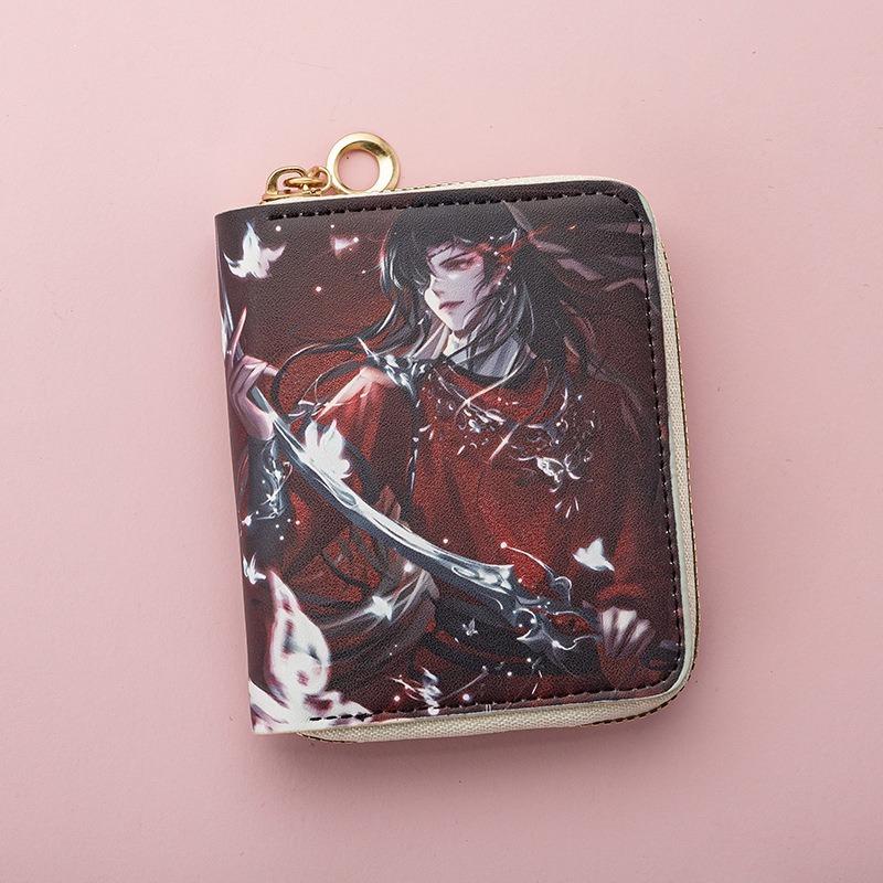 Anime Short Wallet Teen Fashion Simple Change Bag Card Bag Wallet
