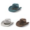 Knot Embroidered Wide Brim Hat With Polyester Wool For Spring Summer Cultural Fashion