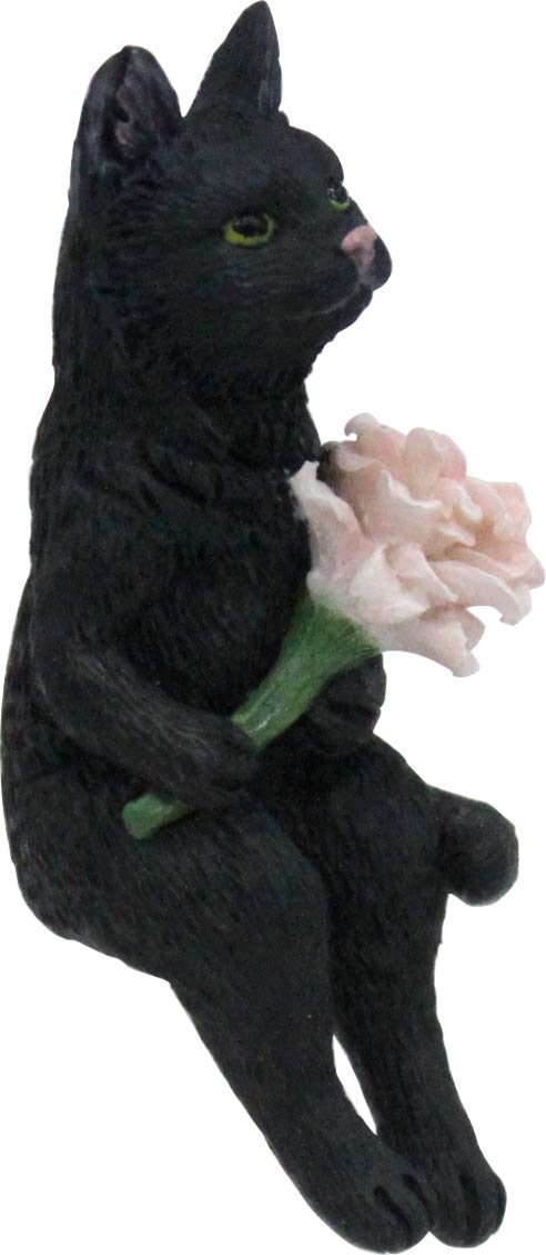 

Фигурка сидящего животного Keystone, Кошка с цветами, Универсальный размер, DE043979