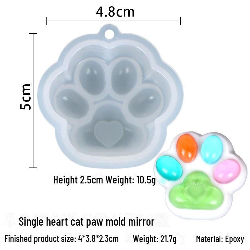 

Силиконовая форма «Кошачий коготь» для изготовления сережек и брелоков