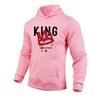 2025 Hot Sale King Print Hoodies All Season Daily Casual Sports Pullover Male Urban Fashion Hooded Sweatshirts Gym Fitness Tops