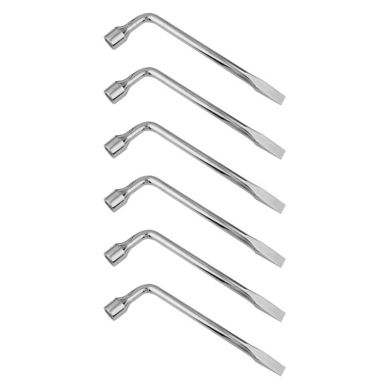 Telescoping Brace Wrench L Shape Tire Wrench Spanner For Effortlessly Nut Removal Adjustable Length High Leverages Design