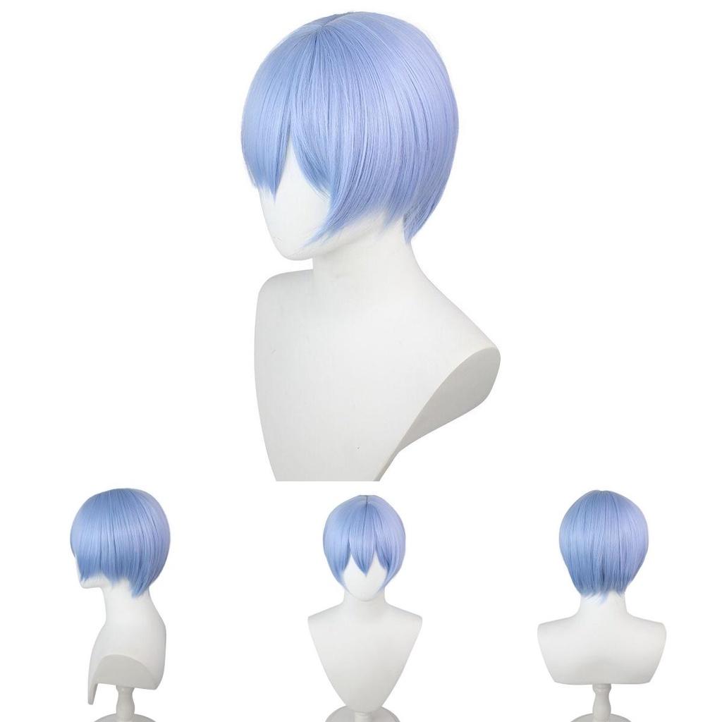 30cm/11.8in Eva Ayanami Rei Cosplay Wig Add Fun To Halloween Parties