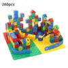 140/160/260Pcs Kids Waffle Building Blocks Toy Toddlers Boys Girls Interlocking Blocks Construction Learning STEM Educational Toy Set