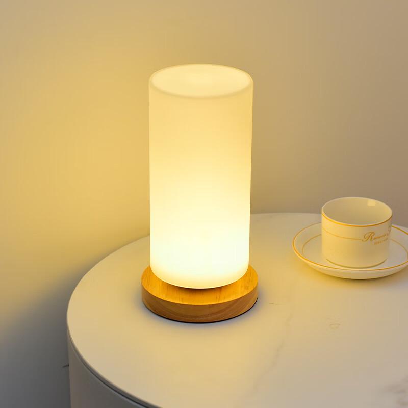 Nordic Glass Vase LED Bedside Lamp