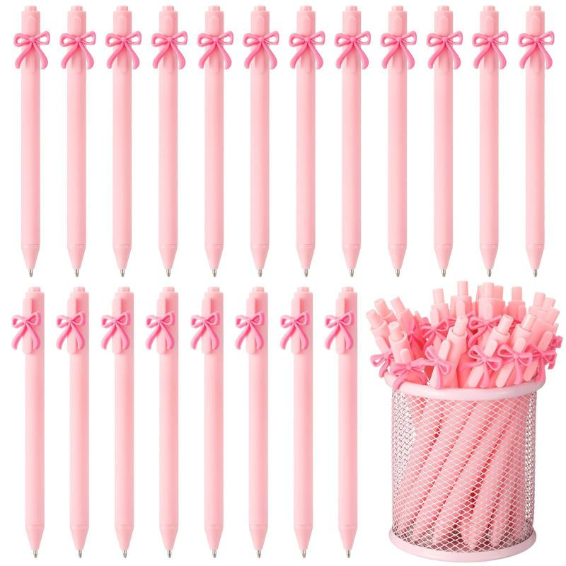 5Pcs Pink Black Cute Butterfly Pen For Birthday Wedding Valentine'S Day Carnival Celebration Party Favor Gift Bag Filler Prize