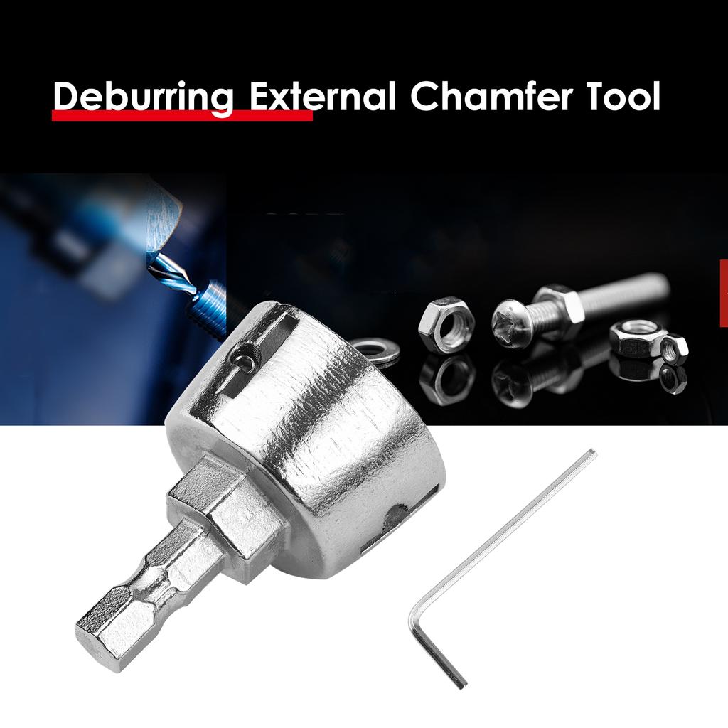 Deburring Drill Bit Chamferer Deburring External Chamfer Tool HSS Blade Countersink Chamfer Bit