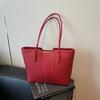 Premium sense large capacity class bag tote bag 2025 new trendy fashion versatile retro shoulder bag