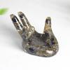 Resin Crystal Figurine Base For Home Decor With Natural Gemstones And Modern Style Perfect For Gift Giving