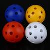 1Pcs Hollow Plastic Practice Golf Balls Golf  Balls Air Flow Balls(Color Random)