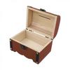 Decorative Storage Coin Box Piggy Bank Wooden Treasure Chest