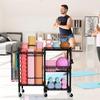 Rolling Yoga Mat Storage Bin Multi-Purpose Sports Organizer for Gym Gear Equipment And Accessories Rack
