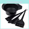 Kit de Acessórios para Coloração de Cabelo Pro Pacote com 4 Pincel de Cabeleireiro Tigela Conjunto Para Salão Uso Doméstico