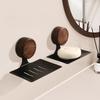 Self-draining Soap Box Suction Cup Drying Rack Punch-free Soap Dish  Shower
