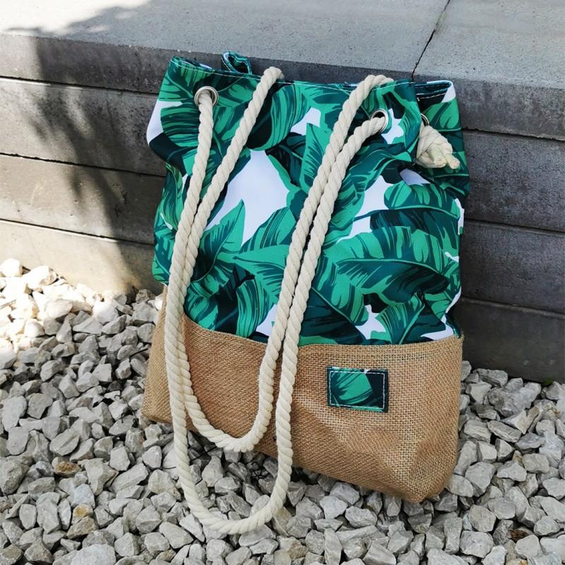 Leaf Beach Bag Braided Straw Summer Women' Shoulder Bag