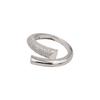 Niche Design Micro-Inlaid Zircon Cross Ring Set, Female Sweet Cool Style Simple Light Luxury High-End Personalized Index Finger