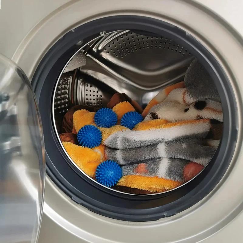Cleaning Ball Reusable PVC Laundry Ball Clothing Softener Fluffy Clothes Anti-tie Decontaminate Washing Balls
