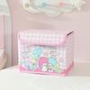Hello Kitty Kuromi Cinnamoroll Melody Party Theme Foldable Flip Storage Box For Dorm Room And Desk Storage