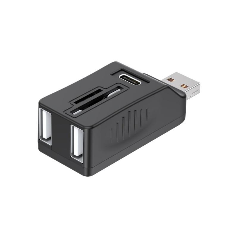 5 Port USB3.0/USB2.0+Type C Card Reader USB3.0 USB2.0 Card 5 In 1 Adapter Phone Camera Memory Reader for Laptop PC