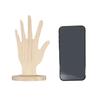 Wooden Hand Form Bracelet Bangle Display Stand Mannequin Palm Shaped Ring Storage Holder Desktop Jewelry Organizers