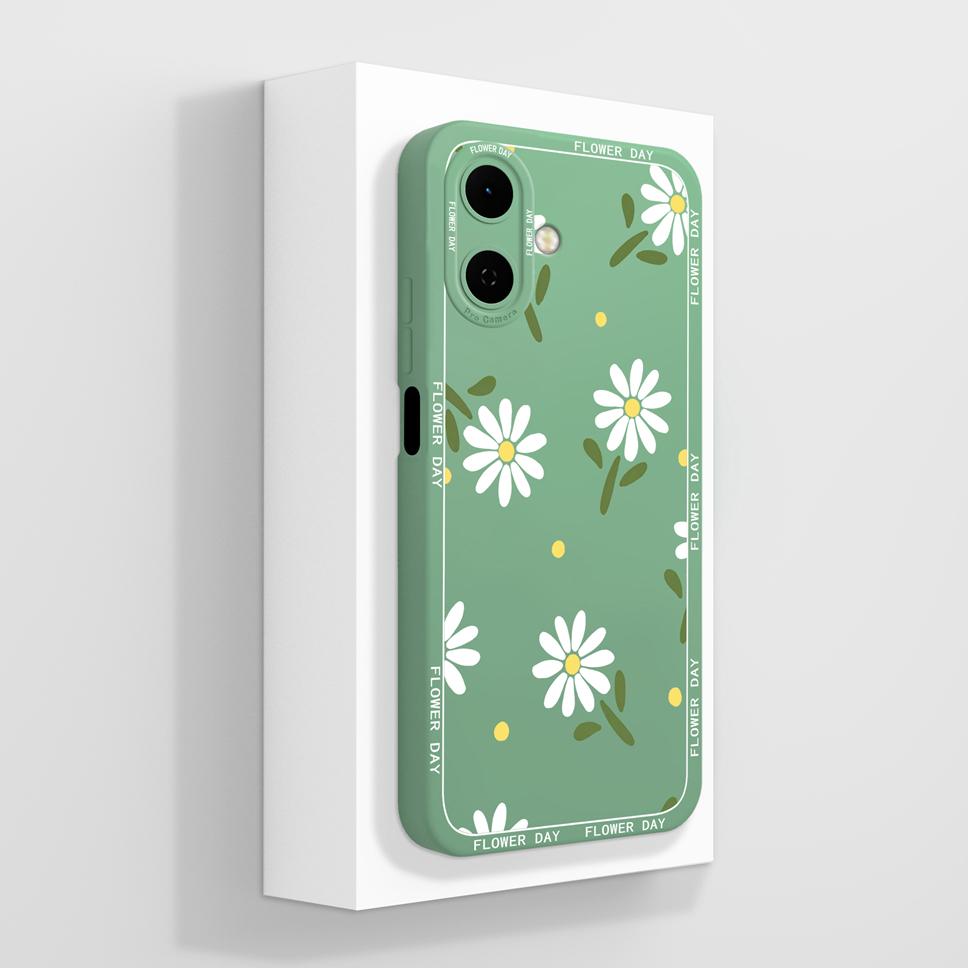 For Tecno Spark Go 2 Phone Case Fashion Flowers Patterns Soft Liquid Silicone Cover For Tecno Spark Go2 Full Coverage Shell Capa