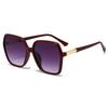 European and American large frame women's sunglasses, advanced sense UV protection fashion sunglasses
