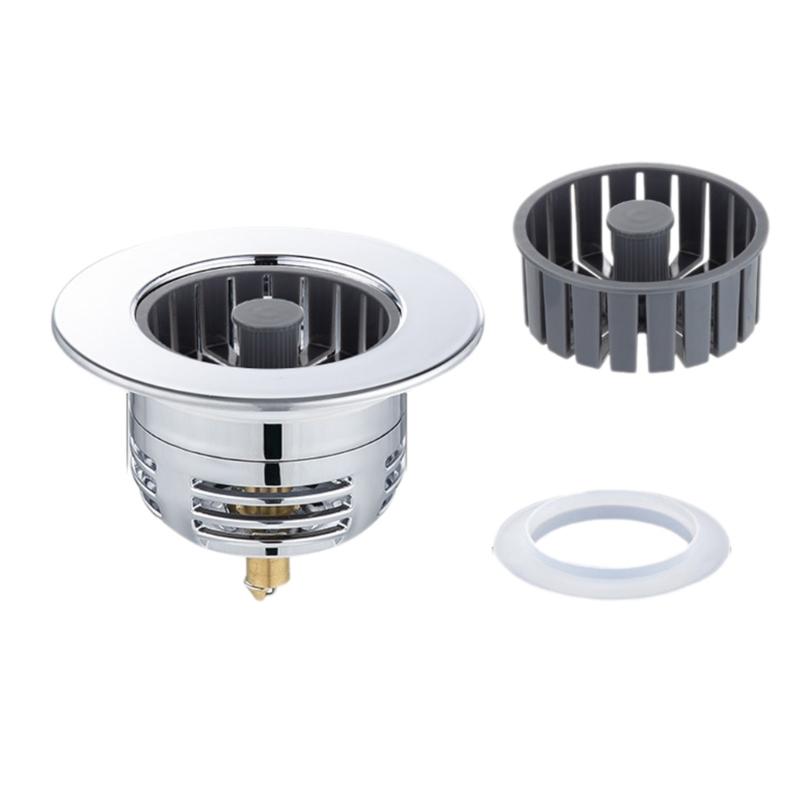 Sink Drain Filter Screen Bounce Cores Sink Drain Plug Sink Basins Drain Baskets Sink Stopper for Bathroom Kitchen