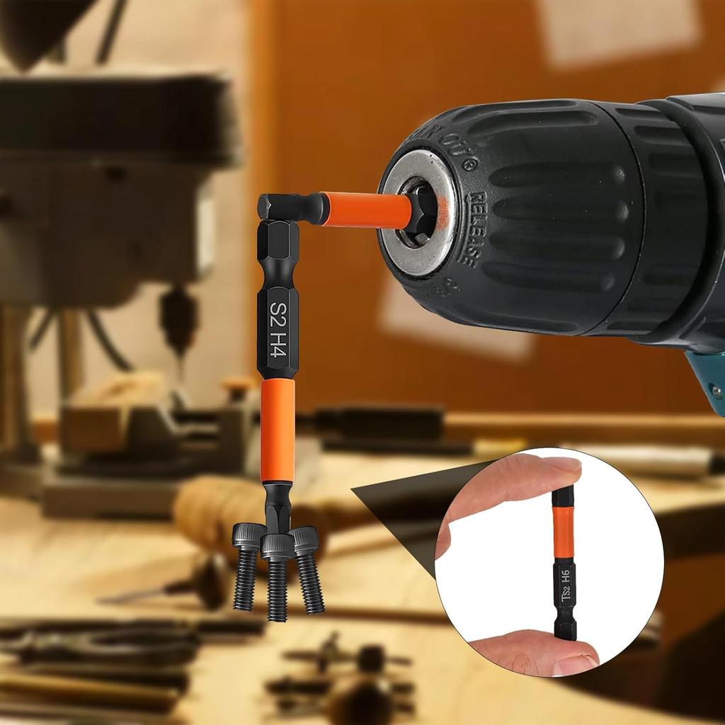 50mm Screwdriver Bit Hex Head Wrench Drill Bit Set Impact Driver Magnetic Screwdriver Drill Bits H1.5 H2.0 H2.5 H3 H4 H5 H6