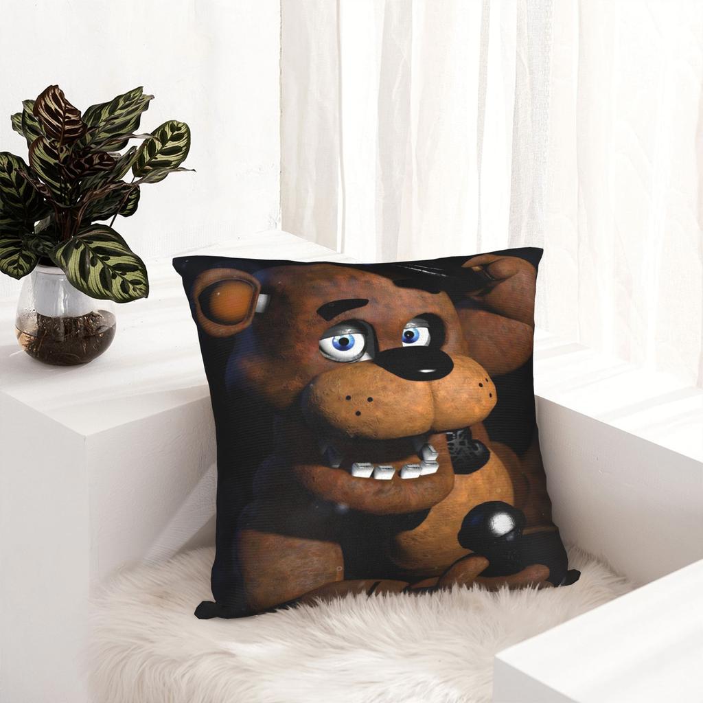 FNAF At Freddys Pillowcases Merch Printed Cushion Cover Decorative Throw Pillow Case Cover Home Multi Size