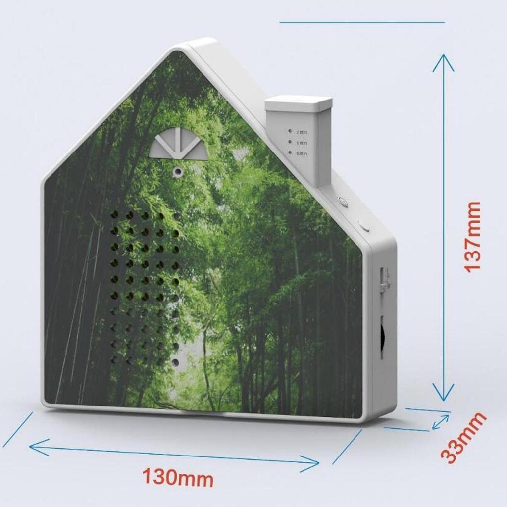 Bird Chirping Sound Box Compact Bird Sound Machine Realistic Audio Indoor Ambient Noise for Home Bedroom Balcony Living Room
