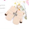 Baby Gloves for Autumn and Winter, Thickened and Fleece-Lined for Warmth, Suitable for Toddlers, Boys and Girls, Cute Dinosaur Design, Mittens