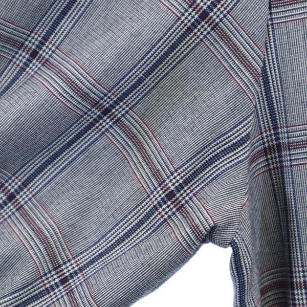 BLUE LABEL CRESTBRIDGE Sanyo Shokai Check Pattern 7 Minutes Sleeve One Piece Women Used