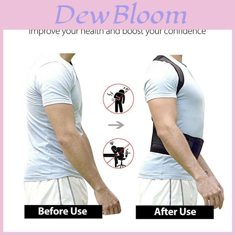 Back Posture Corrector Shoulder Support Brace Belt Therapy Adjust Women Men