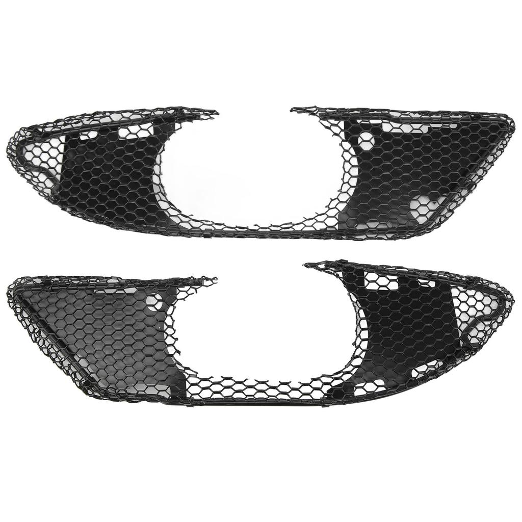 2pcs Front Bumper Foglight Grille Left Right 2038851753 Replacement for Benz C‑Class W203 C230 C240 C32 AMG