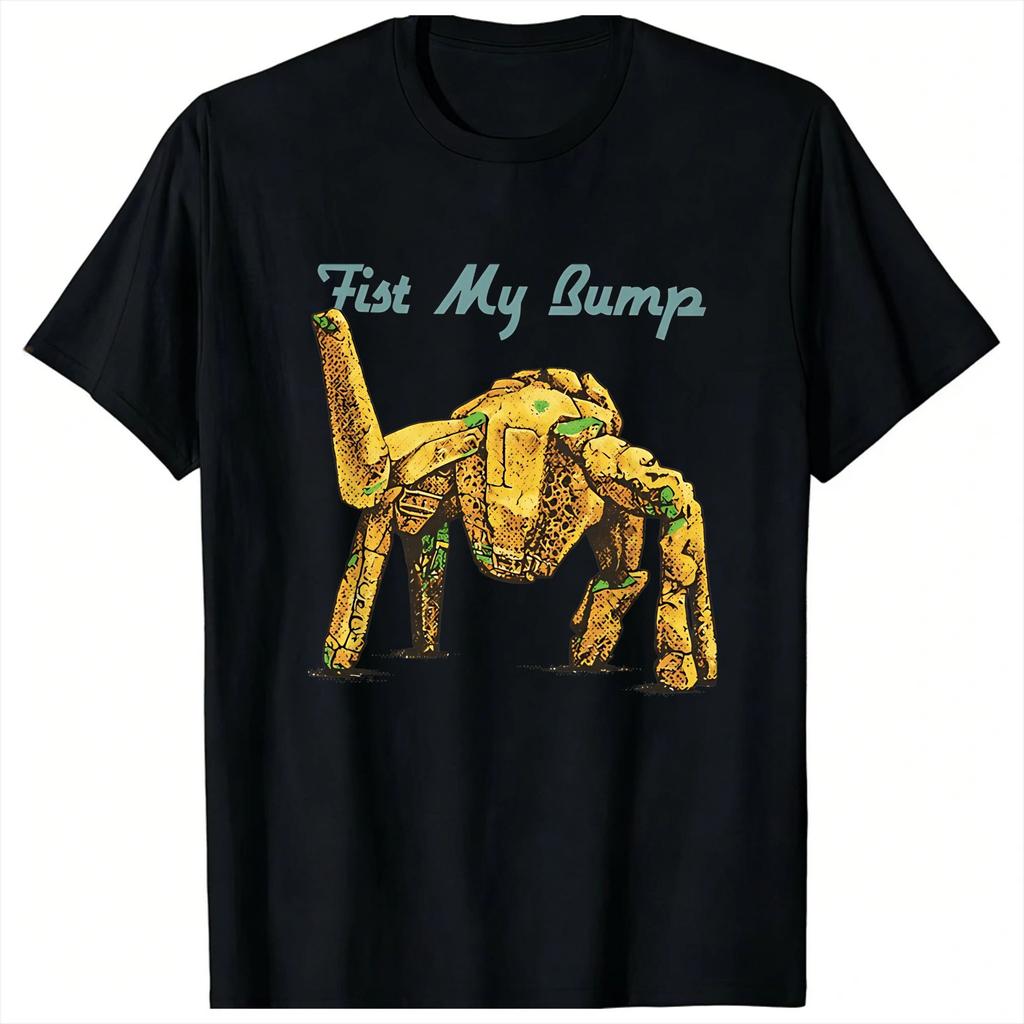 Funny Fist my Bump Rocky Alien Project Hail Mary Movie TShirt Unisex Y2K Funny 100 Cotton T Shirts Summer ONeck Hippie Tee Shirt