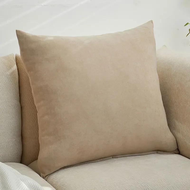 

Large Cushion Cover Waterproof Anti Cat ScratchHeadboard Backrest Pillowcase Living Room Dirt Resistant Pillow Cover Protector 60X60CM