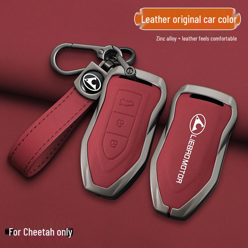 Genuine Leather Key Case for Cheetah CS10/CS9 Mattu Remote Control Key