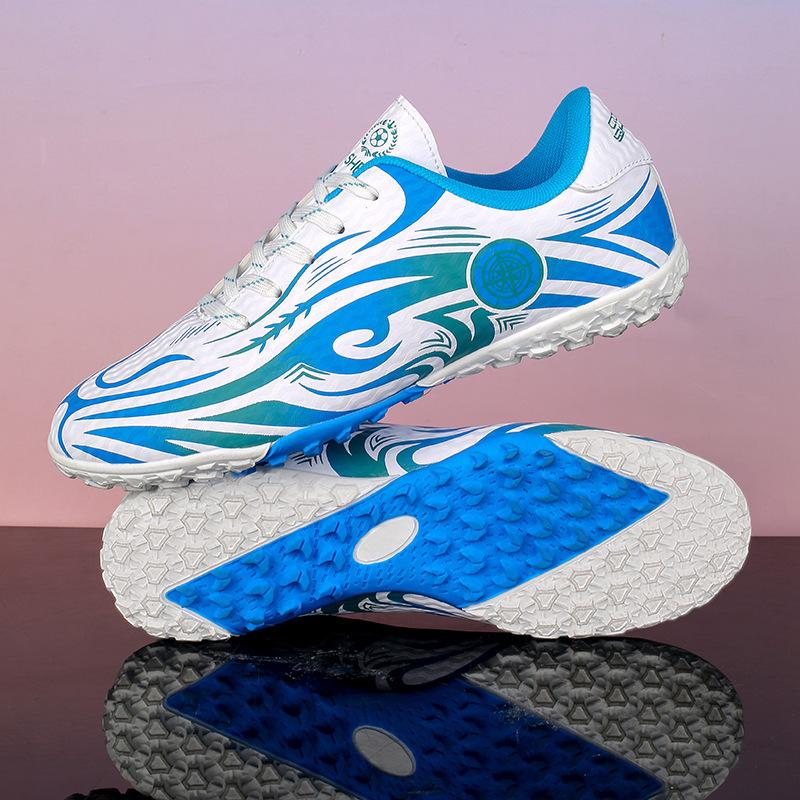 Large Size Football Shoes AG Long Nails Broken Nails Boys and Girls Teenagers Students Professional Game Training Sports Shoes