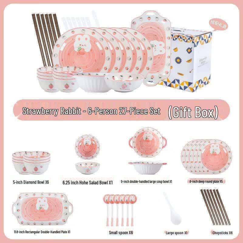 Cartoon Ceramic Dinnerware Set