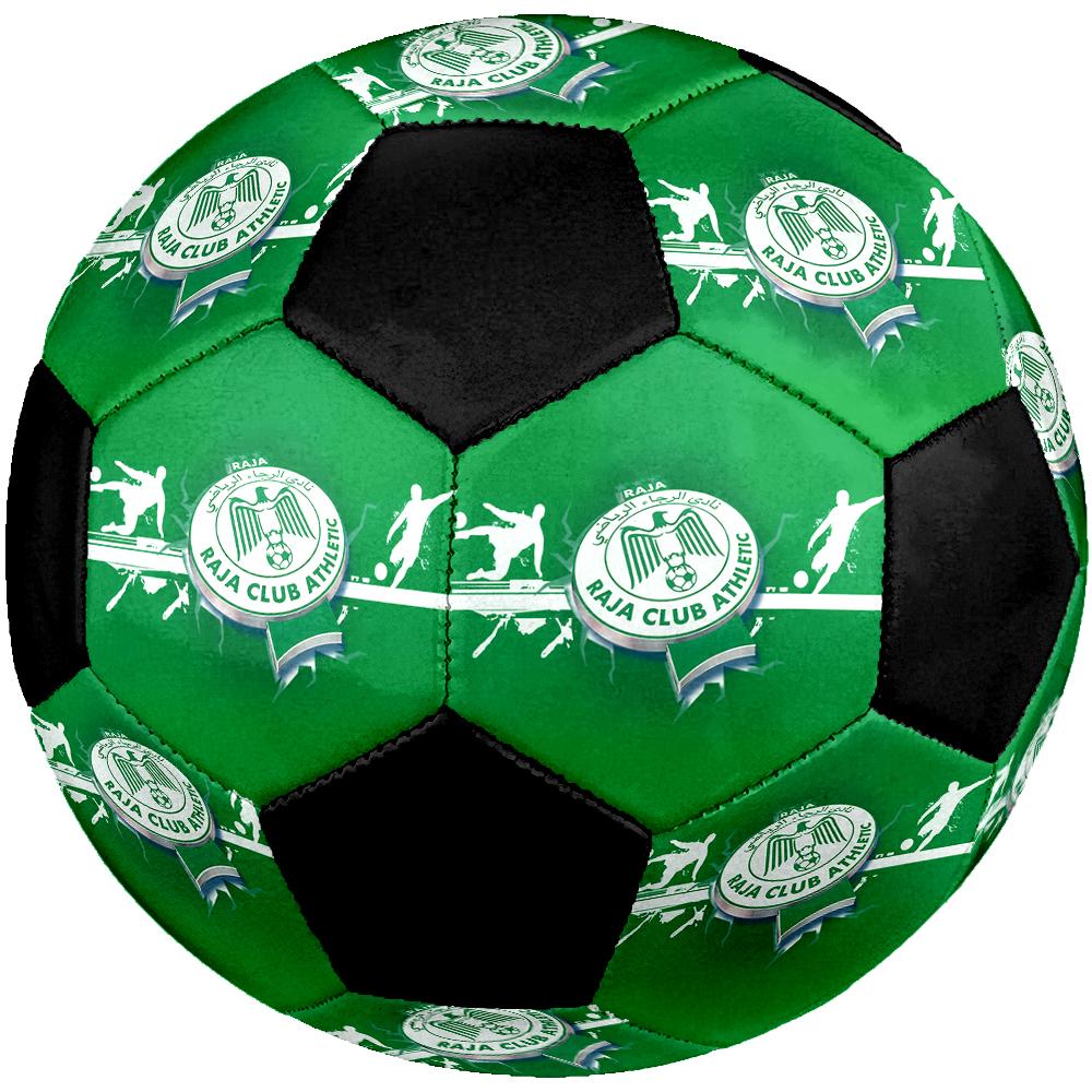 SIZE 5 Raja Casablanca Soccer Ball Colorful All Ages Machine Stitched PVC Competition Ready Durable High-Bounce