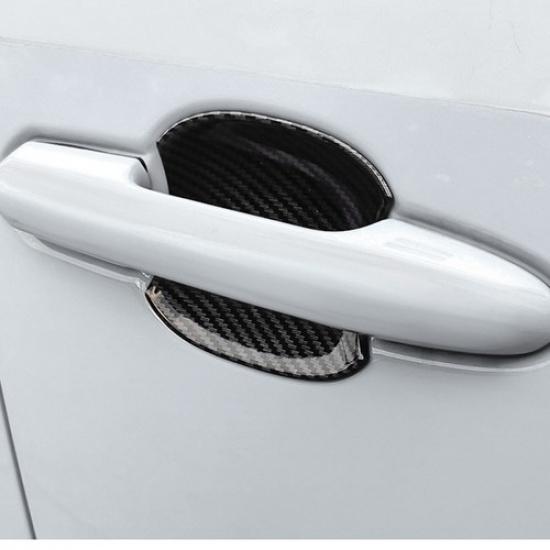ABS Carbon Fiber Door Handle Cup Protector Accessories For - Toyota RAV4