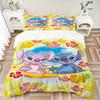 3Pcs Lilo Stitch Adventure Bedding Sets For All Sizes New 3D Printed Bed Cover Comforter Duvet Cover Pillowcase Bedroom Decoration
